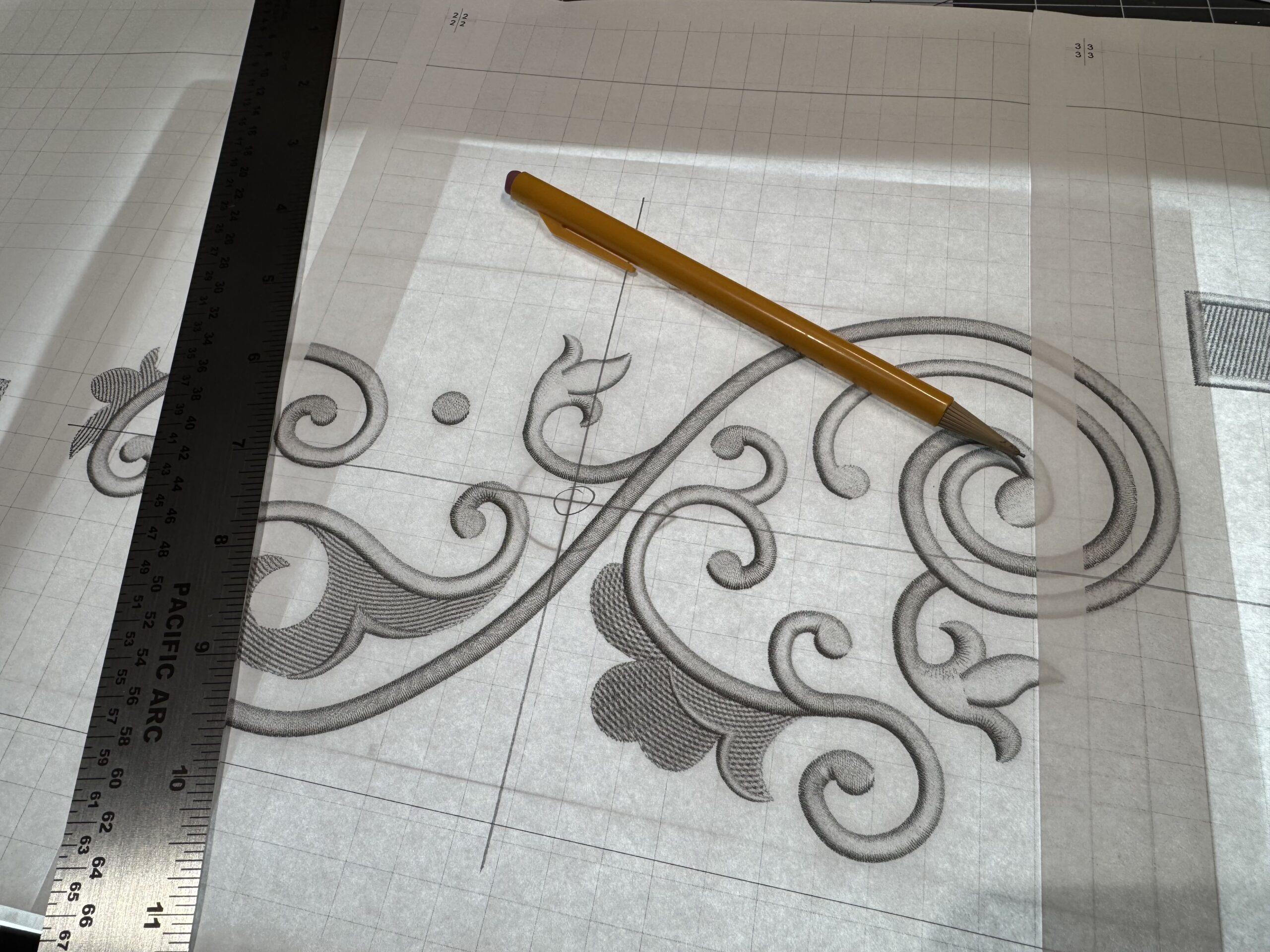 Processional Canopy: Cutout and Embroidery